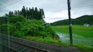 Из окна поезда. Япония. Akita - Tokyo. (полная версия)