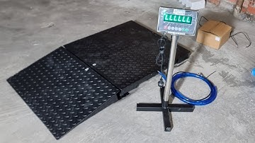 Cách lắp đặt sử dụng cân sàn điện tử có dốc lên xuống DIGI DS 167SS.