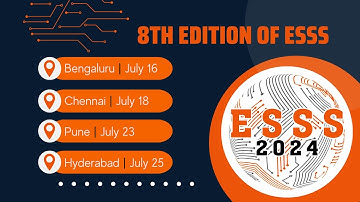 Embedded Safety & Security Summit (#ESSS) 2024 coming to 4 cities in India.
