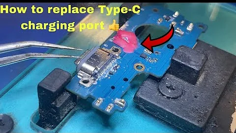 How To Replace Type-C Charging Port Super Easy #viral #mobilerepair #chargingjack #typec #video #yt 