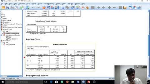 One way ANOVA (Analysis of variances) on SPSS with posthoc tests- Dr Shujaat Mubarik 3