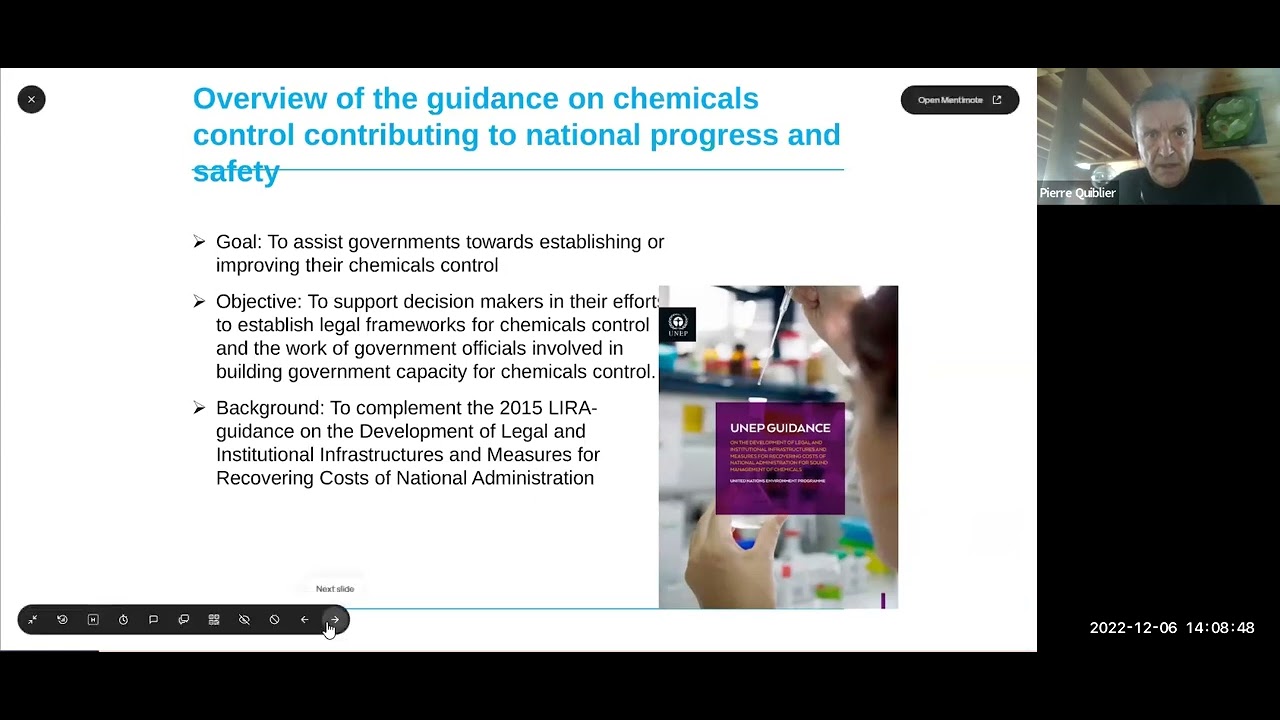 06.12.2022  CN Chemicals Risk Management  Utilising chemicals control and risk reduction tools