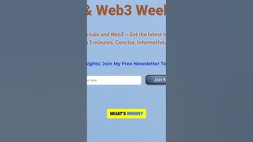 📩 Get Blockchain & Web3 Insights—No Noise, Just What Matters! #Web3 #Blockchain #Bitcoin