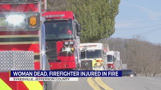 Woman dead after house fire in Jefferson County