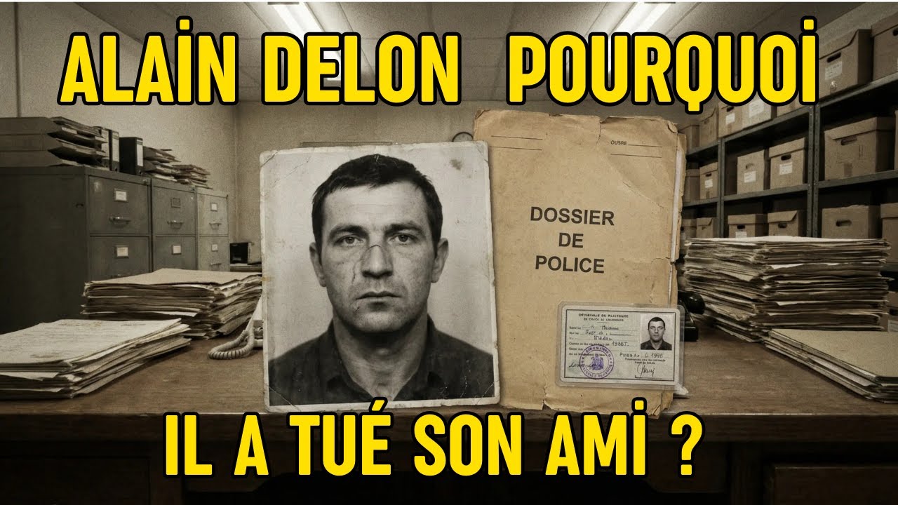 Alain Delon Pourquoi Il A Tué Son Ami ?