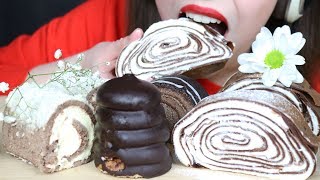You really enjoyed my chocolate crepe roll cake video, so i made
another roll! and also bought some rich swiss rolls favourite soft
czech ...