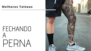 Perna tatuagem coxa