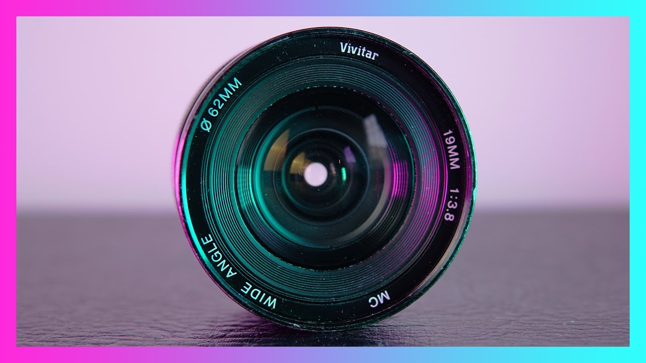 Vivitar 19mm f3.8 vintage wide angle lens - review and test - YouTube