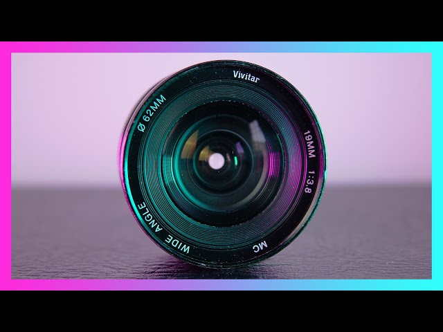 Vivitar 19mm f3.8 vintage wide angle lens - review and test - YouTube