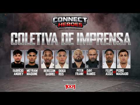 COLETIVA DE IMPRENSA DO CONNECT HEROES! MAIOR EVENTO DE JIU JITSU DE 2026 NO BRASIL!