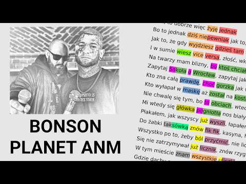 Bonson & Planet ANM - Niech Żyje Ból | Rym za rymem