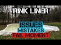 Installing The Rink Liner! Backyard Rink (Part 2)