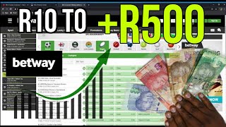 How to make +R500 with R10 on Betway [Draw Strategy] at South Africa