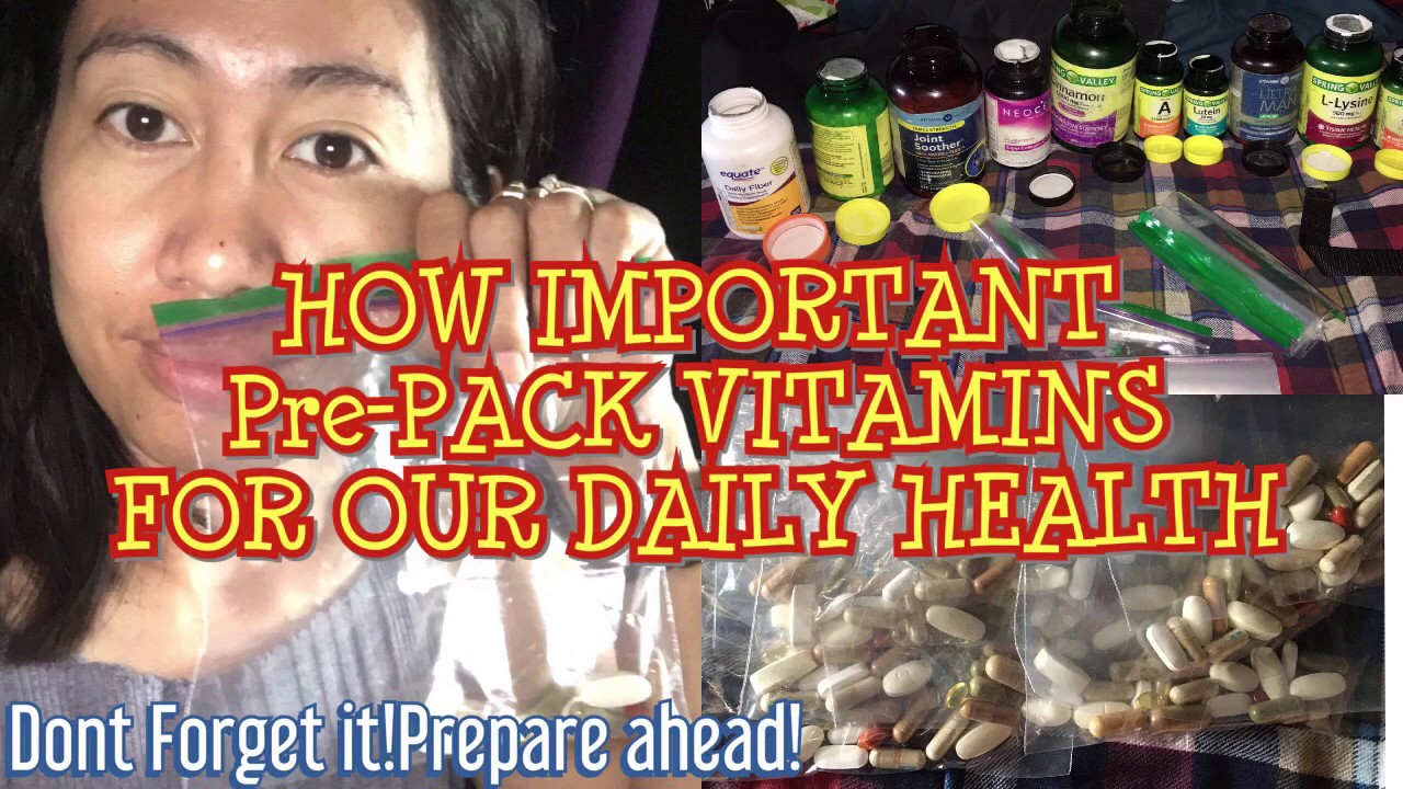 IMPORTANCE OF PREPACK VITAMINS IN THIS PANDEMIC - YouTube