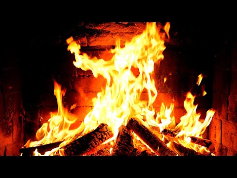 Fireplace 4K UHD Fireplace With Crackling Fire Sounds Fireplace Ambience 