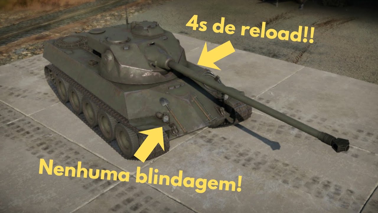 War Thunder: Tanque francês com 4s de reload