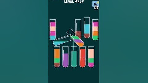 Water Color Sort Level 4737 Solution Gameplay