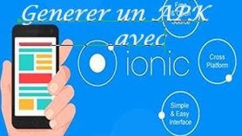 creer une application android avec ionic + Angular + capacitor = apk