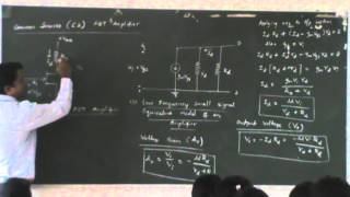 Lecture 42 Small Signal Analysis of FET Amplifiers