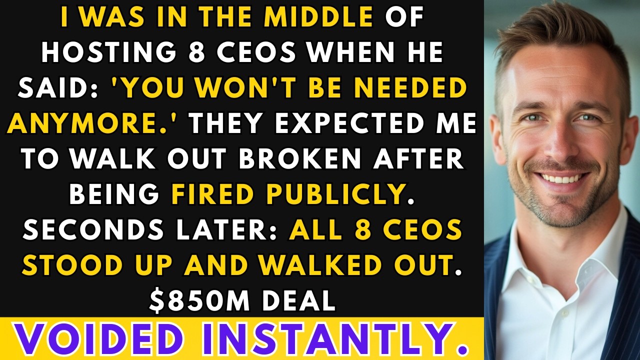 I Was Fired While Hosting 8 CEOs In An $850M Negotiation—All Contracts Instantly Voided