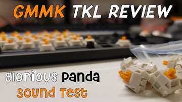 Glorious GMMK Review | Glorious Panda Switches | Typing Sound Test