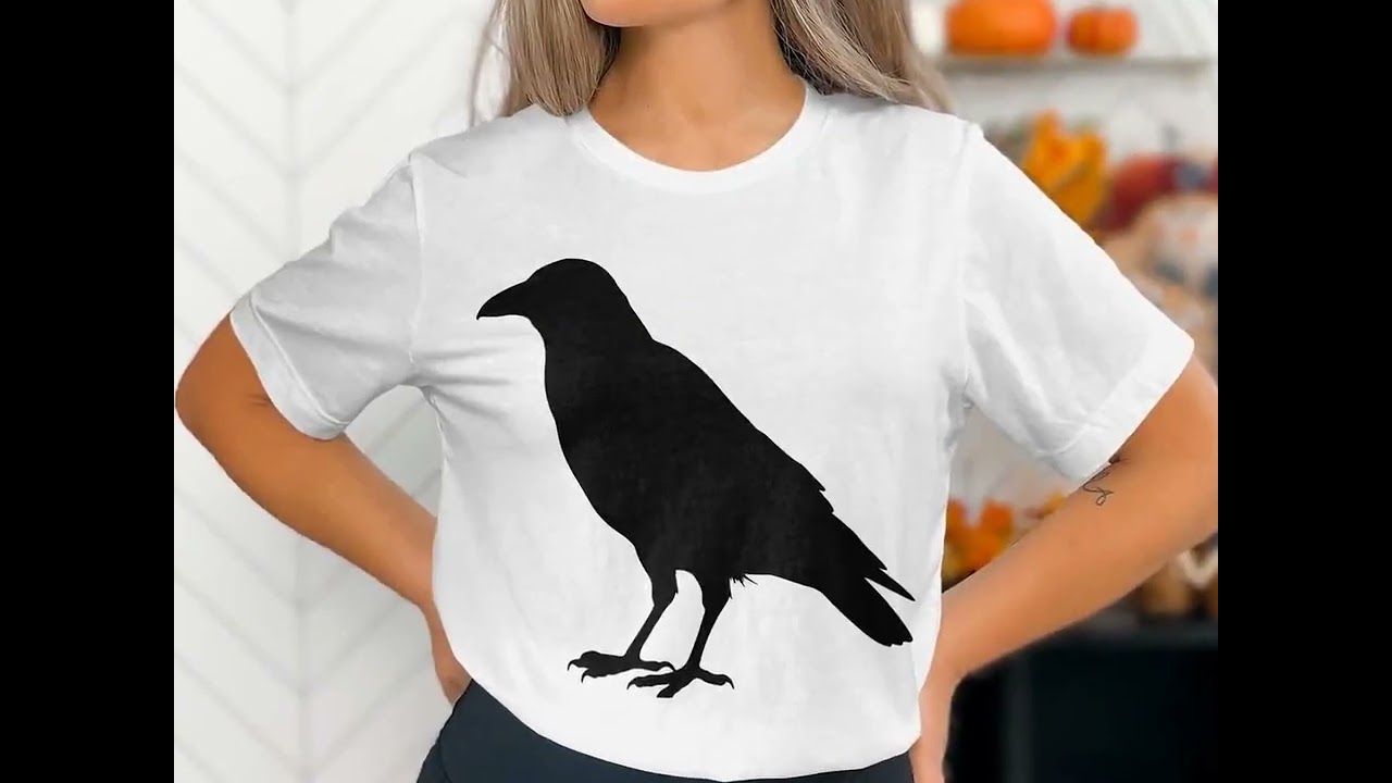 Download Crow SVG, Bird Silhouette, Raven Clipart, Nature Vector, Digital Cut File