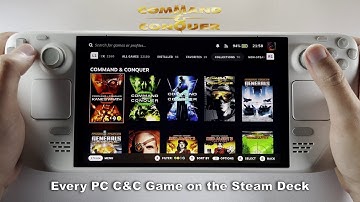 Command & Conquer Games on the Steam Deck