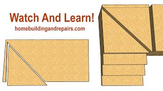 How To Layout Triangle Shaped Stair Steps In A Few Different Situations - Home Repair Ideas