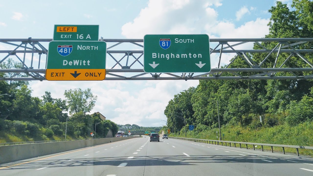 Interstate 81 south | Syracuse, NY to Cortland, NY