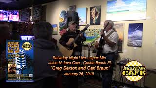 Carl Braun & Greg Sexton @ Juice 'N Java Cafe Open Mic 1.26.19 Profile