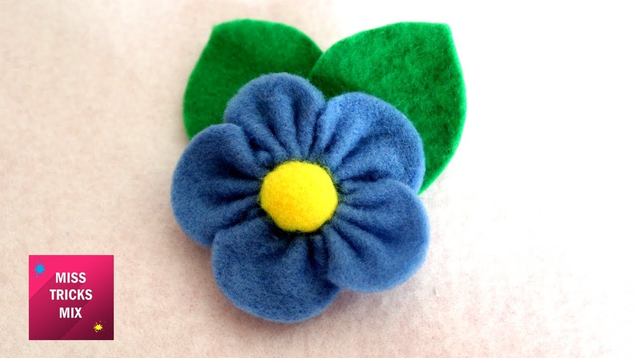 Fantastic Felt Flower Craft - Crafty Kids at Home