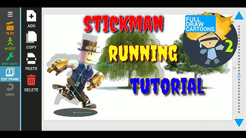 Drawing Cartoons 2 Tutorial [RUNNING] Stickman Roblox Character