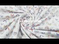 Vídeo: Woven co poplin rainbow