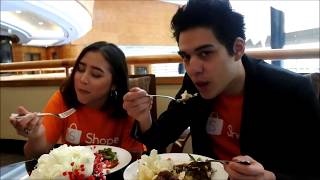 keseruan maxime dan prilly acara shopee