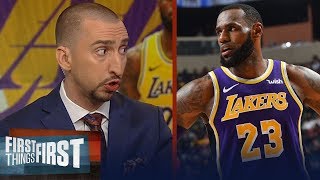 Nick Wright refutes Scottie Pippen's comments on LeBron, talks Lakers | NBA | FIRST THINGS FIRST