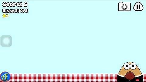 Pou Gameplay - Food Drop In Landscape Mode #17