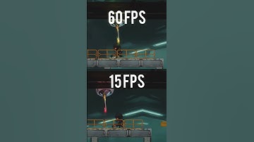 60 FPS VS 15 FPS #gamedev #indiegame #indiedev #gaming #gameplay #platformer