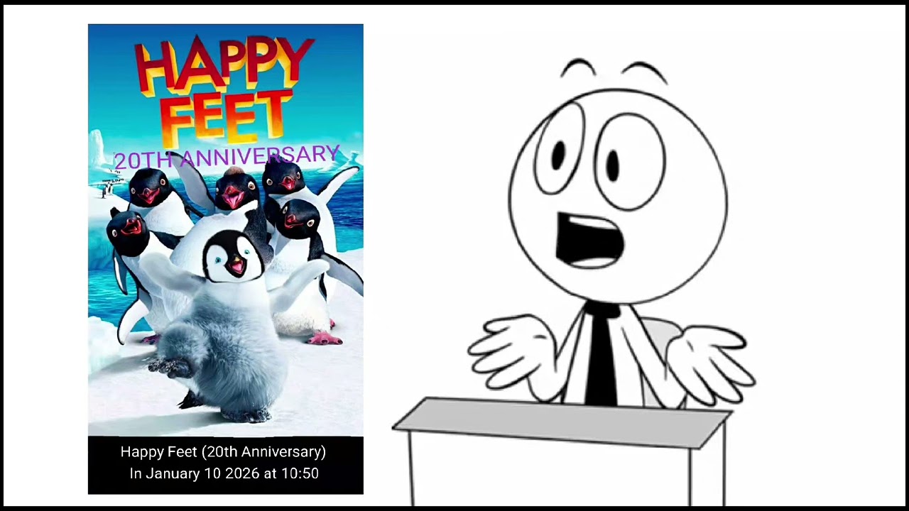 I can't believe it to for it to see Happy Feet on Saturday