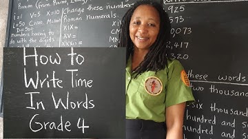 PEP Maths: Time: How to Write Time in Words. Grade 4 Mathematics. Primary Exit Profile Exam Prep