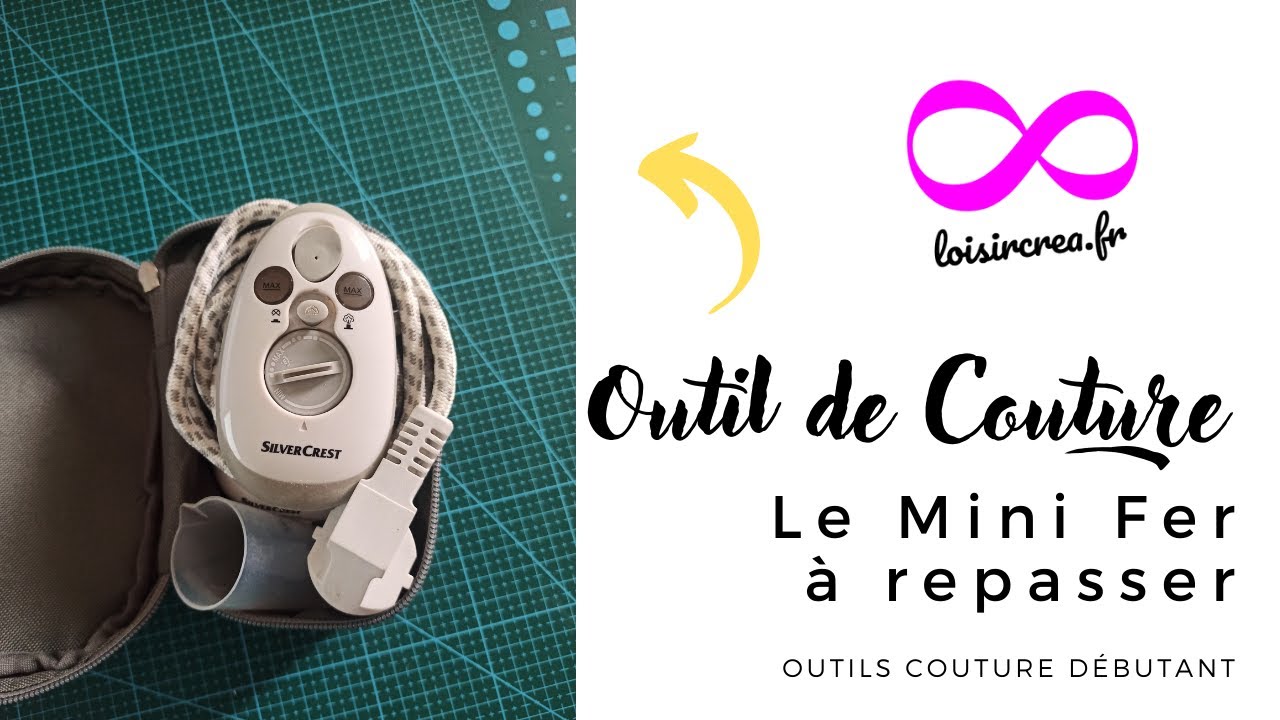 Couture pour débutant : mini-fer à repasser Lidl 