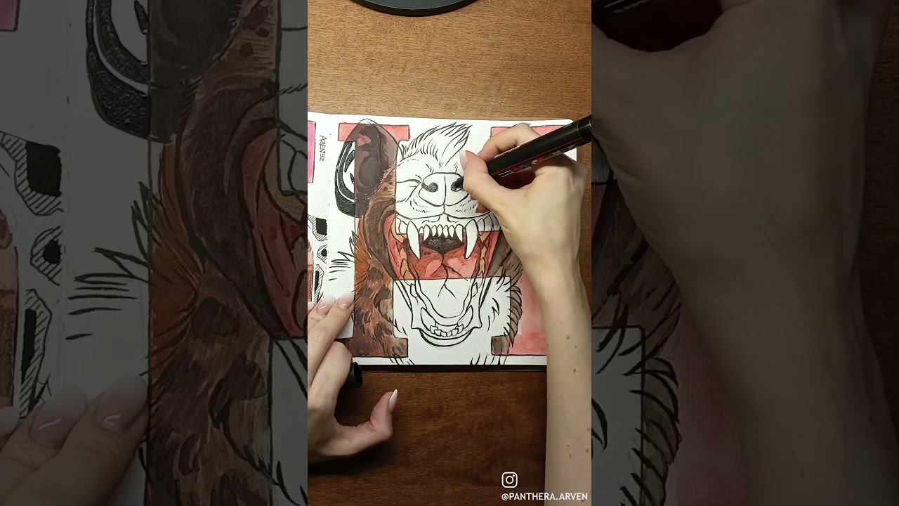 H is for... Hyena! What animal should I draw for I?👀Thank you 