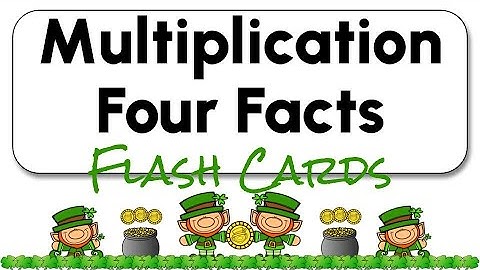 Multiplication Flashcards 4
