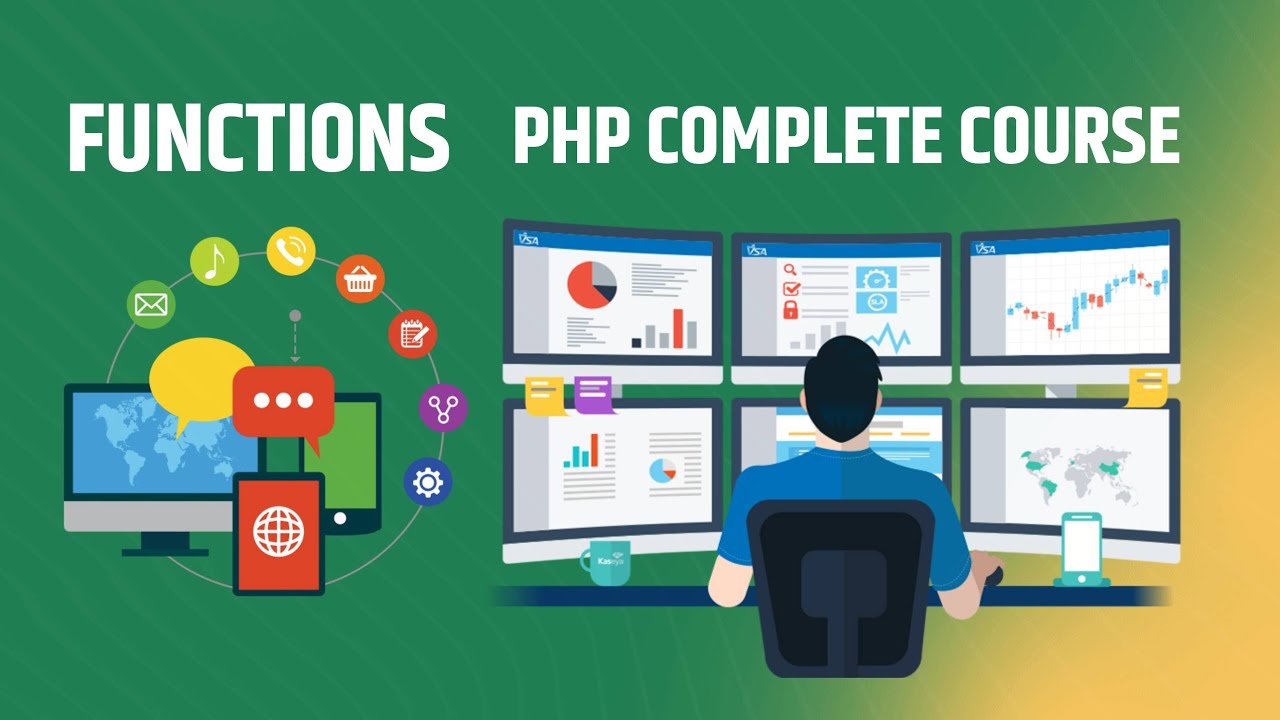 Functions in PHP | Episode 20 | E Digital Hub - YouTube