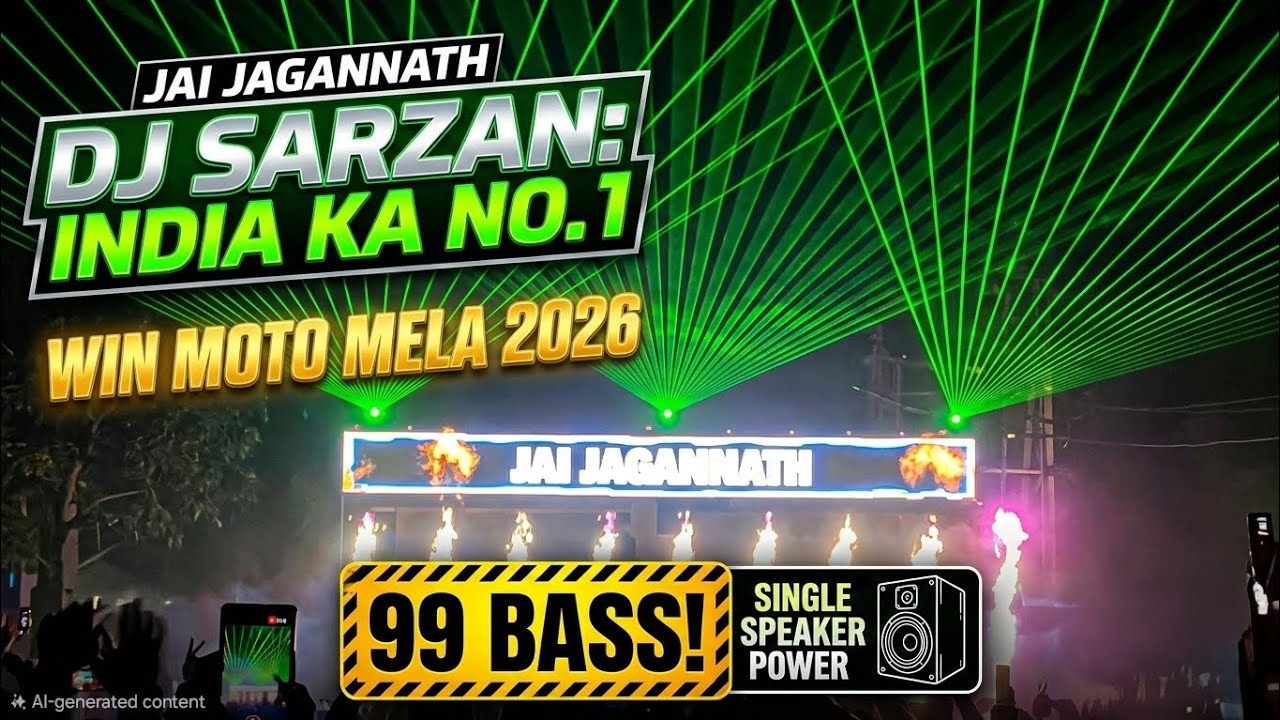Dj sarjan win motto mela 2026 single speaker ki power 🔉🔥🤟