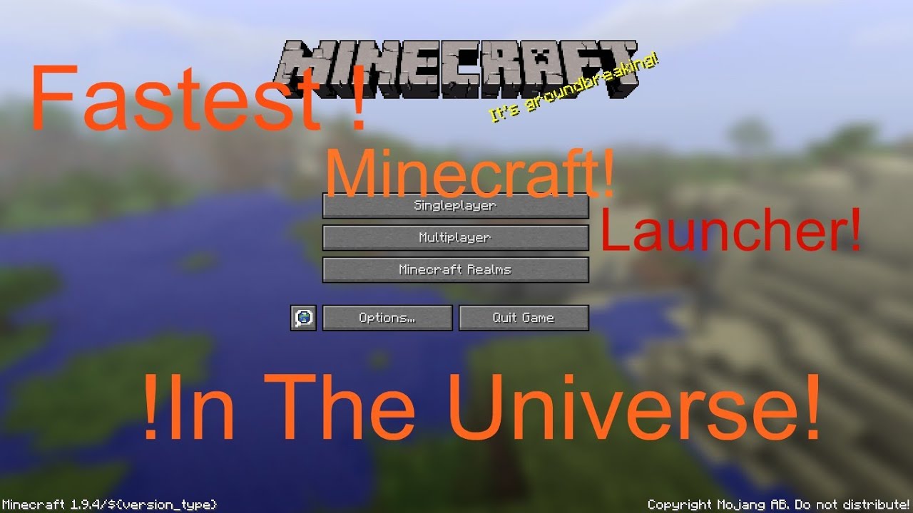 How to get The Fastest Minecraft Launcher IN the Universe  