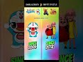 DORAEMON🤜🏻🤛🏻MOTU PATLU 😮 Who will win 🤔 #doraemon #vs #motupatlu #cartoon #comparison #shorts #tamil