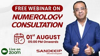 Free Webinar on Numerology Consultations Conduced Sanddeep Bajaj