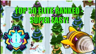 BTD6 Elite (Ranked) DreadBloon - How to Kill Elite DreadBloon Fast - Top 50 Strategy w/commentary