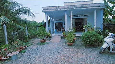 Tập 4198 : Bán nhà vườn có thổ cư mặt tiền nhựa ven sông giá 1,1 tỷ