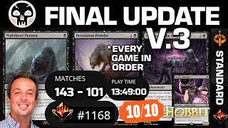 14 HOURS Perfecting MONO BLACK AGGRO! (Hobbit Standard)